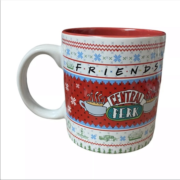 Central Perk Coffee Mug FRIENDS TV Show 20oz Christmas Winter Holiday Sweater - Picture 3 of 9